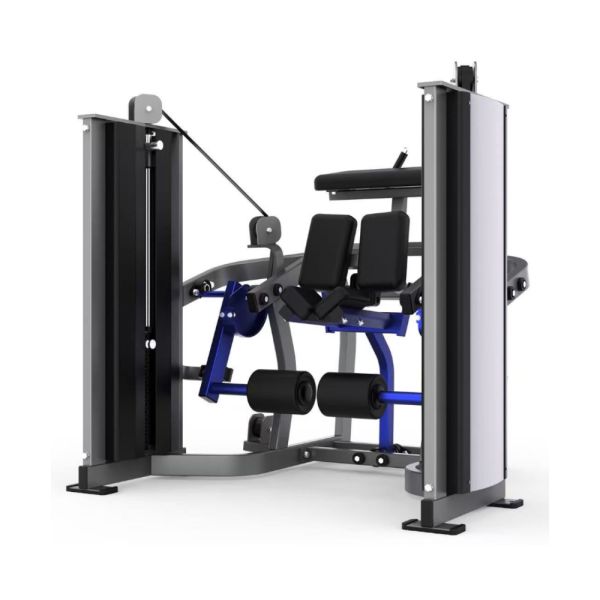 Biomechanical Belt Transmission Kneel Leg Curl Isolated Hamstring Workout Machine