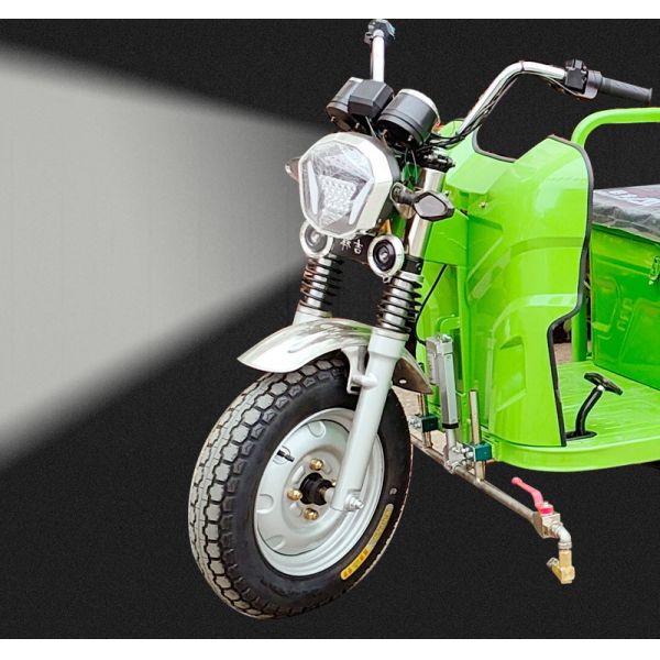 4-Bin Waste Sorting Electric Trike Property Cleaning Waste Transfer Loading Truck
