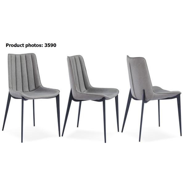 Black Painted Frame 46cm Metal Restaurant Chairs