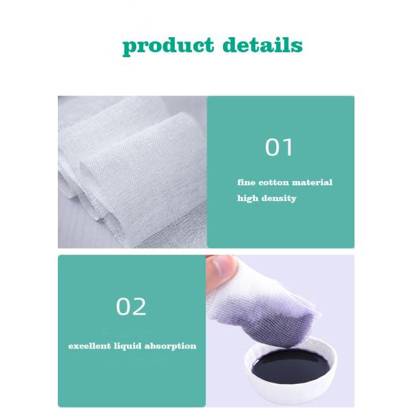 Medical Bandage Gauze Cotton For Wound Care Absorbent Elastic High Density