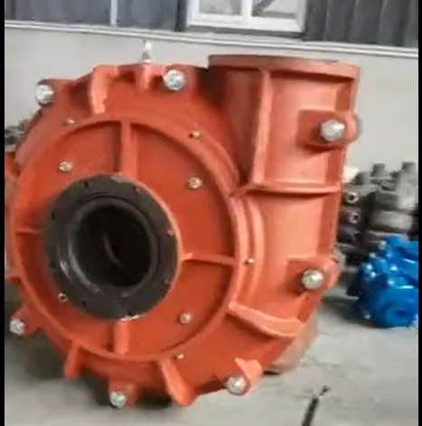 SGS Metal Lined Heavy Duty Slurry Pump Driven By Belts And Pulleys