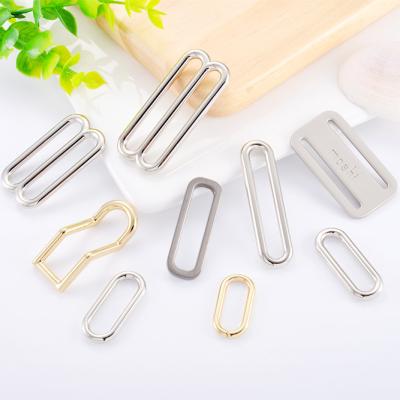 Custom Bag Strap Adjuster Buckle Zinc Alloy Metal Square Buckle for Fashion Accessories