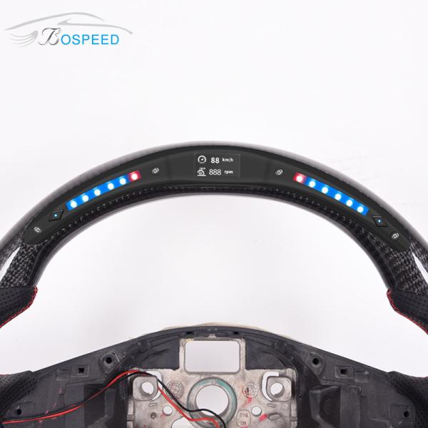 Customized Mk6 Volkswagen Carbon Fiber Steering Wheel OEM Car Refitting