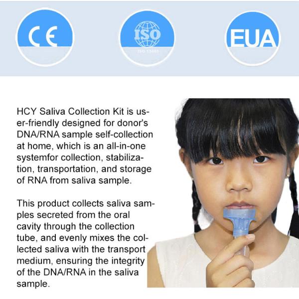 Медицинские портативные наборы собрания слюны Vtm с переходом слюны стерильным вирусным