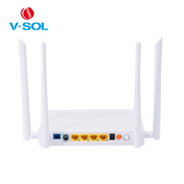 4GE modem duplo de Ftth da faixa das antenas da C.A. WIFI GPON ONU 2USB 5dBi 4
