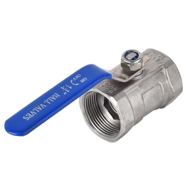 Manual Driving Mode 1000psi Investment Casting 1PC Ball Valve for Chemical Processing