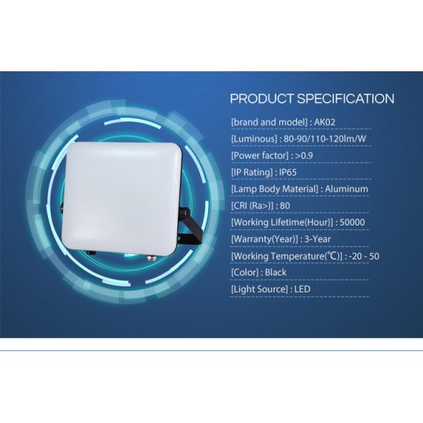 IP65 220v de buena calidad de aluminio de la vivienda exterior luz de emergencia Pir sensor 50w 100w 150w 200w 300w luz LED