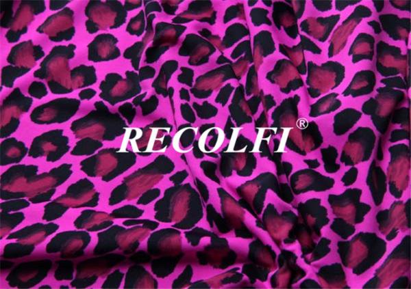 Pinky Leopard Print Gym Suit Women's Activewear High Air Permeability 4 Way Stretch