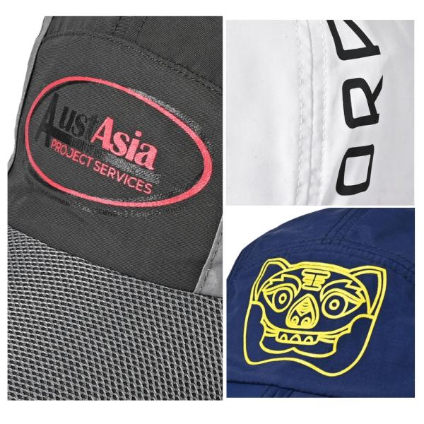 Breathable Quick Dry Fabric Flexfit Baseball Caps Adjustable 58cm Silk Screen Hats