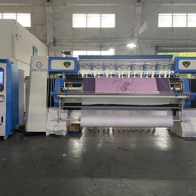 WV15 High speed computerized chain stitch computerized quilting machine for mattress 25.4mm needle distance