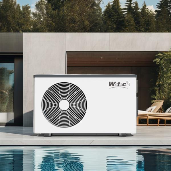 16Kw Heat Pump R32 Portable Pool Heat Pump For Metal Housing And Low Noise Level 41-52 DB