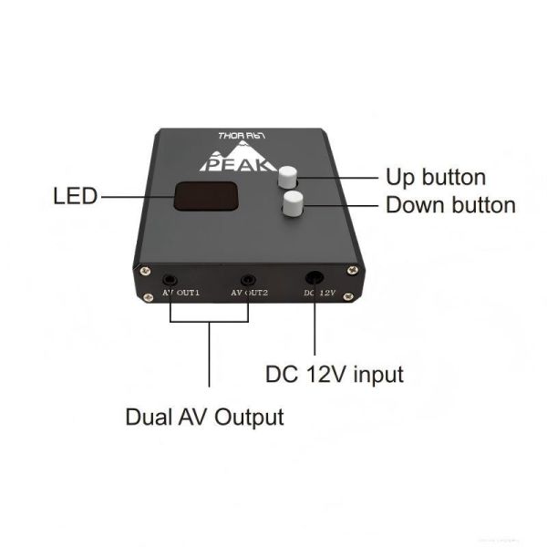 PEAK THOR R67 6.1-7.2GHz 64 Channel Long Range FPV Video Receiver with Stable Signal