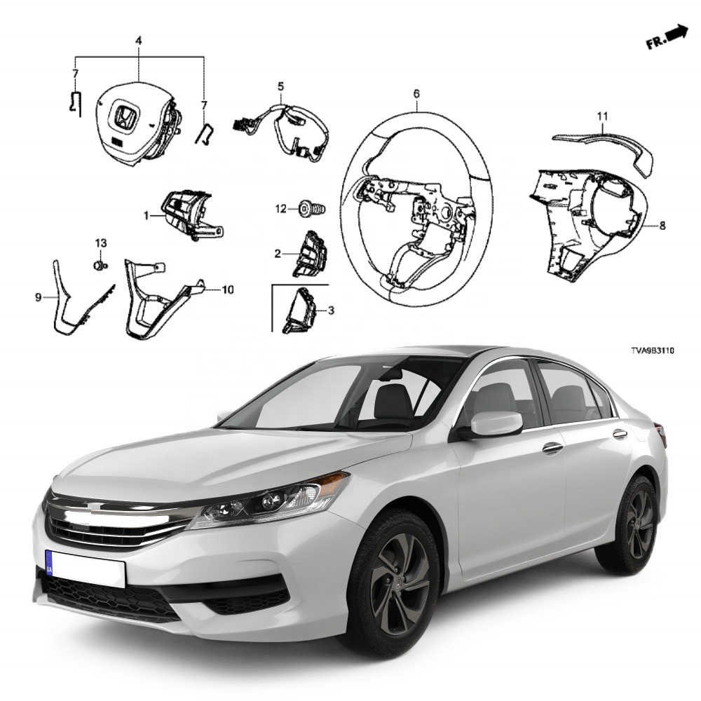 OEM 77801-TVE-H00ZA ABS Full Range Car Accessories for Honda Accord 18-22 100% Tested