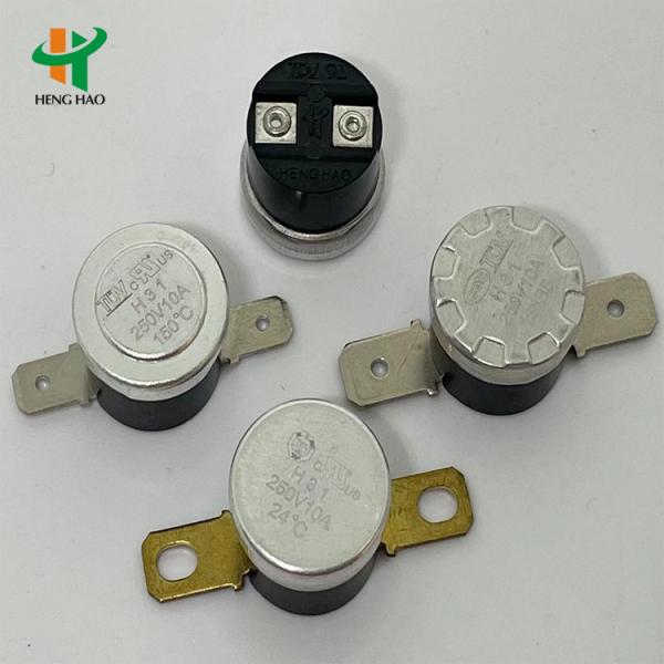 KSD301 Thermostat Bimetallic Thermostat with 100000 Cycles Action Temperature -10~300°C and ±3/±5/±10°C Temperature Deviation