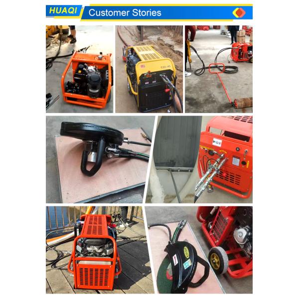 Портативный дизельный гидравлический силовой агрегат с винтовым насосом и емкостью 18 л