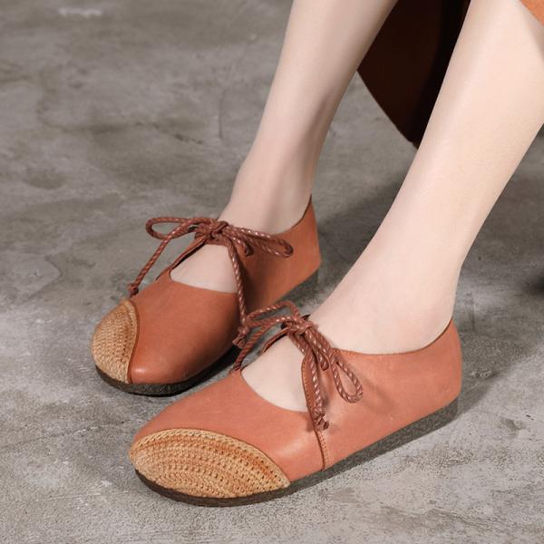 S129 2020 Mori women lace small fresh leather women's shoes factory direct sales retro ethnic style handmade single shoe