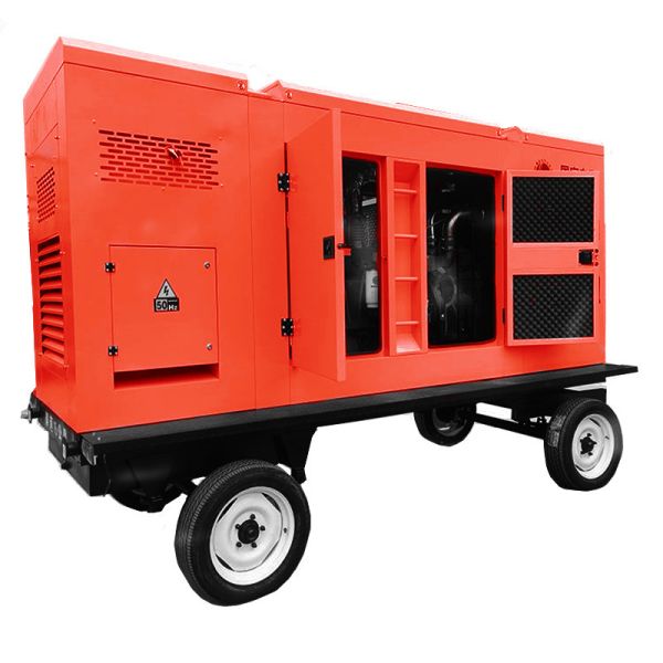 100KW Silent Diesel Generator Set 3 Phase Diesel Generator Trailer Mounted Diesel Generator