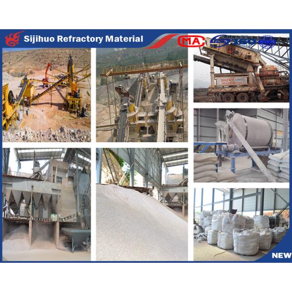 ISO9001 Certified Low Cement Refractory Castable Material for Heat Treatment Furnaces