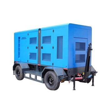 Único gerador diesel trifásico 60Hz de Mobil