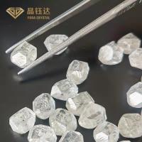 Diamants développés par laboratoire rugueux blanc de Def contre la clarté Hpht Diamond For Jewelry non coupé