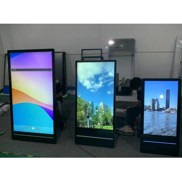 Наружный мобильный 43-дюймовый цифровой плакат с ЖК-дисплеем с батареей и WIFI для наружной рекламы