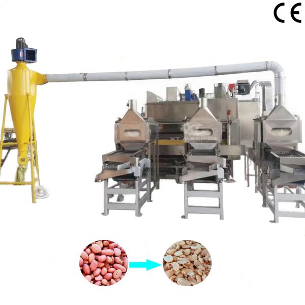 Full Automatic High Blanching Rate Peanut Slitting Blanching Machine