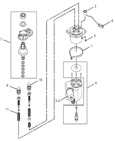 CA1981076 198-1076 1981076 Kit Plunger Fits C-A-T 216B 216B3 226B 226B 232B 236B 236B3 242B 242B3 247B 247B 3 252B 252B