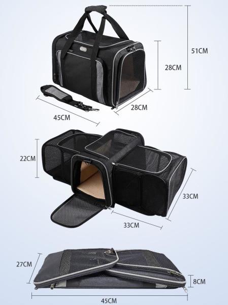 Extensible Foldable Portable Travel Outdoor Backpack Handbag Pet Dog Cat Small Animal