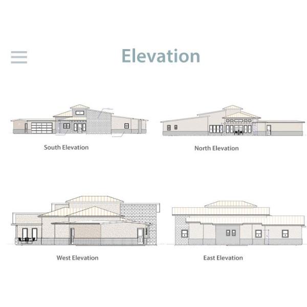 Дом виллы 2-этажа США полуфабрикат светлый стальной обрамляя с большим Windows
