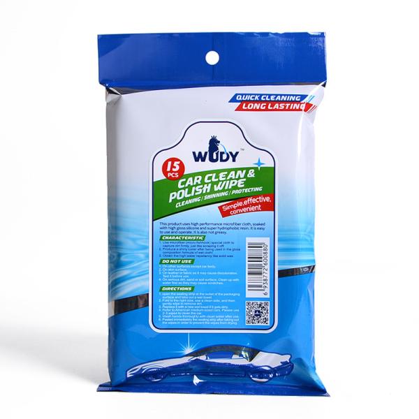 Automotive Leather Seat Cleaner Wipes Microfiber Cloth For Interior Polish