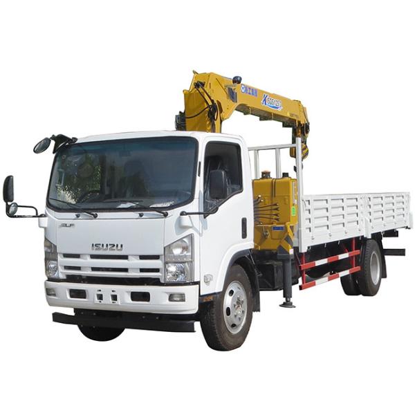 Cheaper Price 5 Tons Crane Mounted Truck ISUZU Cargo Truck for Sales