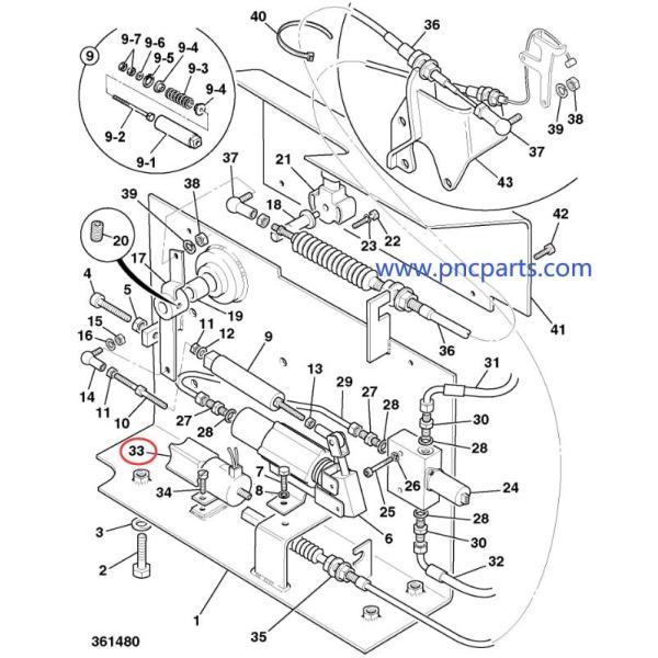 332 J5060 332/J5060 Fuel Stop Solenoid JCB JS220 Flameout Solenoid
