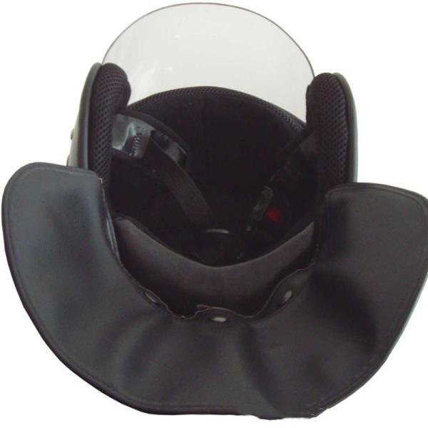 Polycarbonate PC Anti Riot Helmet ABS Shell With Steel Net