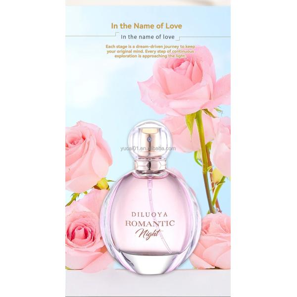 Floral Fragrance Family Long-lasting Natural Fresh 50ml Rose Perfume Spray for Women