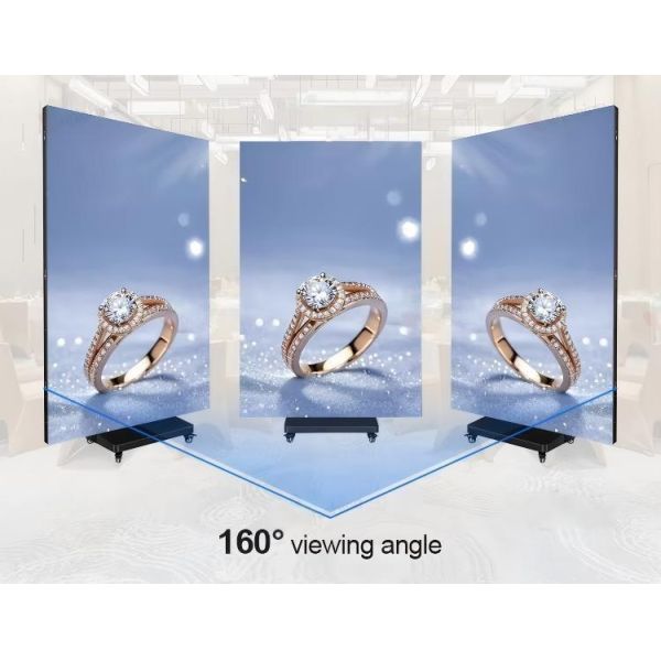 P2.5 Tri Fold Poster Led display Foldable led Screen Double Sided led dispaly