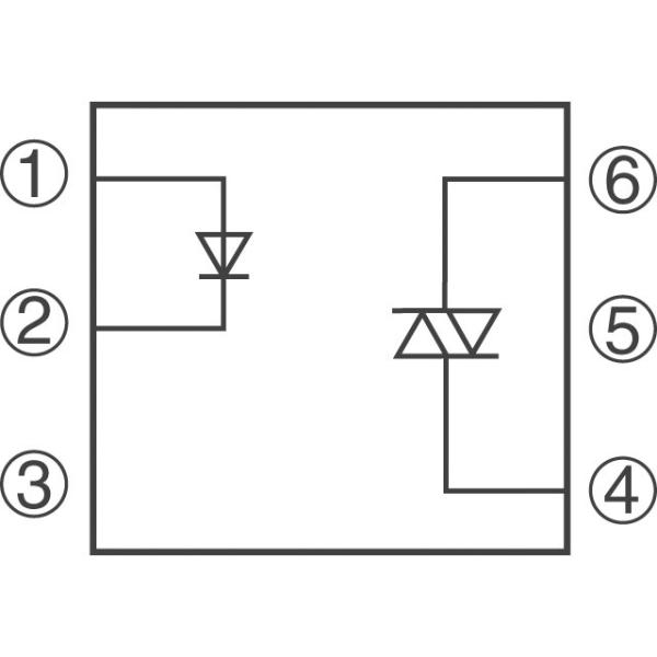 PR32MA11NTZ SMD LED Diode T(rms)≤0.15A , Non-Zero Cross type DIP 6pin SSR