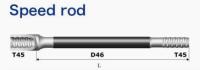 64 broca Rod 5525mm da velocidade R25 do MF para a mineração de superfície