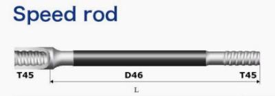 64 MF Speed R25 Drill Rod 5525mm for Surface Mining