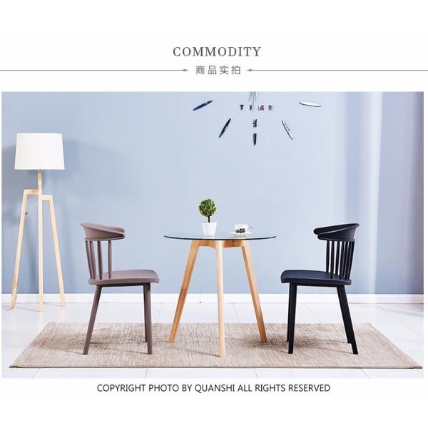 colorful pp plastic chairs dining modern windsor chair