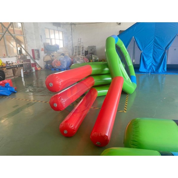 Inflatable Tennis Racket Inflatable Challenge Commercial Outdoor Fun Activities Team Building Custom Inflatable Competition