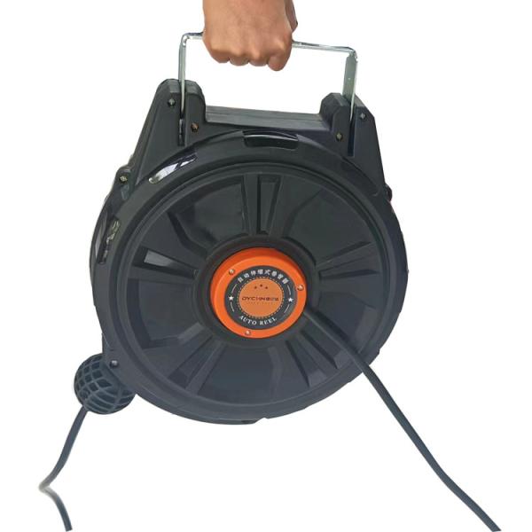 3 Core Auto Garden Hose Reel Electric 10m Custom