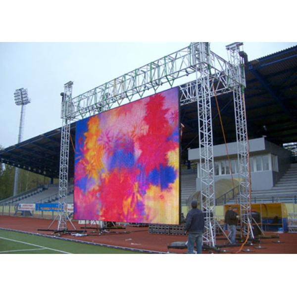 Outdoor Waterproof SMD Rental LED Display , P8 Stage LED Screen 640*640mm Cabinet