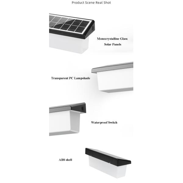 Villa Hotel Outdoor Garden Solar LED Wall Light with Motion Sensor and Remote Control