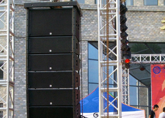 Church Sound System Speaker Line Array Dual 10 Inch Birch Plywood