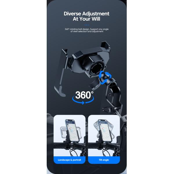 Clip de guisante soporte de teléfono soporte de bicicleta para bicicleta / motocicleta