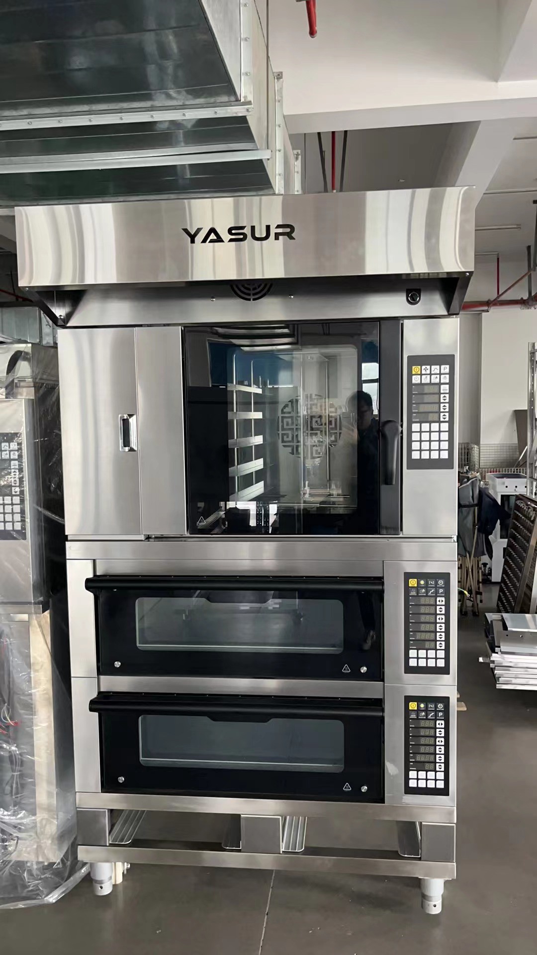 Палуба 220V/380V печи 3 палубы пекарни домино Pizza Hut для 6