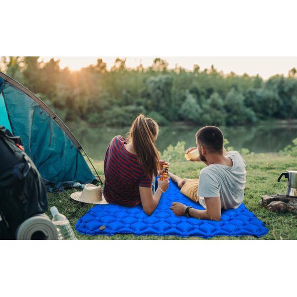 SGS 220x150cm Inflatable Sleeping Pad For Camping Tent