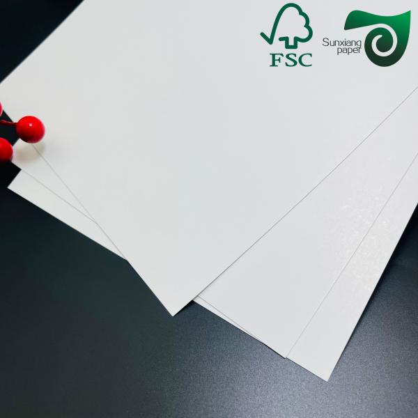 35 White SBS Board FSC Smooth Surface 12pt 18pt Excellent Printing Effect