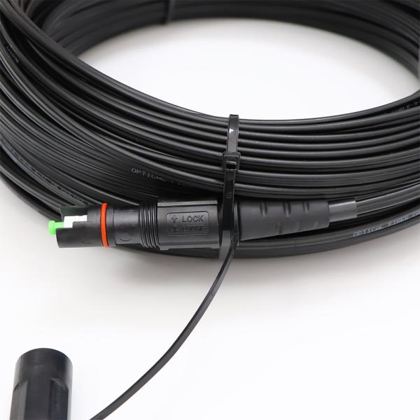 SC APC Fiber Optic Drop Cable Waterproof with 4.8mm 7.0mm Diameter