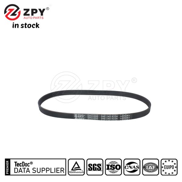 ZPY Alternator Poly V-Belt 04E145933A for Audi VW Porsche